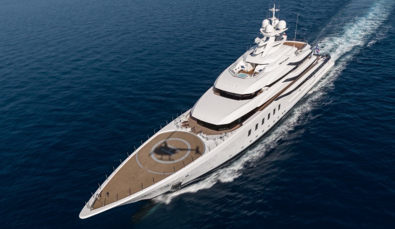 MY MADSUMMER 95.25m (312 feet) / 建造：Lürssen shipyard